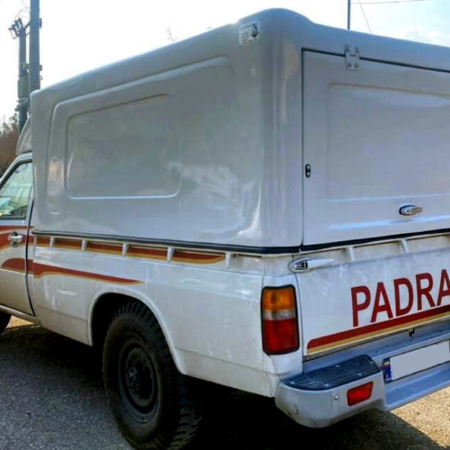 اتاق پادرا پلاس درب عقب کرکره و درب عقب جکی فایبرگلاس