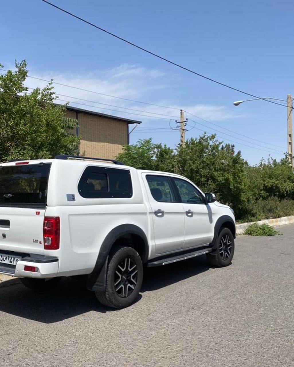 ساخت کابین و اتاق کانوپی فایبرگلاس عقب صاف شیشه بغل کشویی خودرو جک و KMC