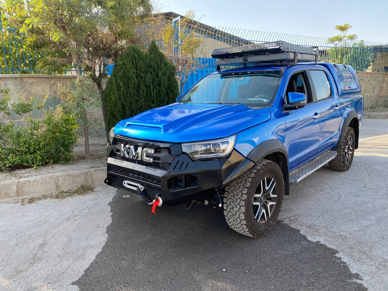 ساخت و نصب کاپوت تمام فایبرگلاس جک و KMC