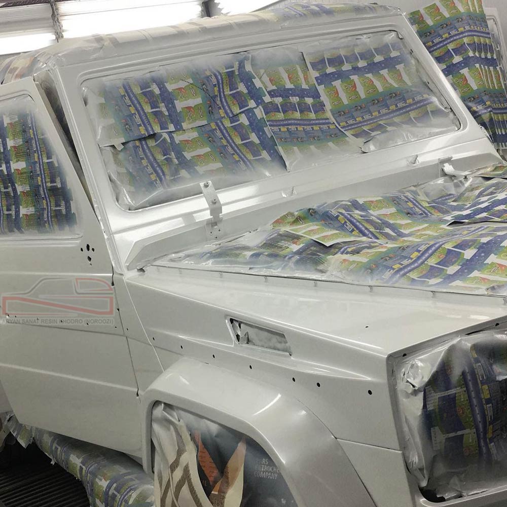 آرین صنعت رزین خودرو ارائه کننده بهترین خدمات صافکاری و نقاشی انواع خودرو