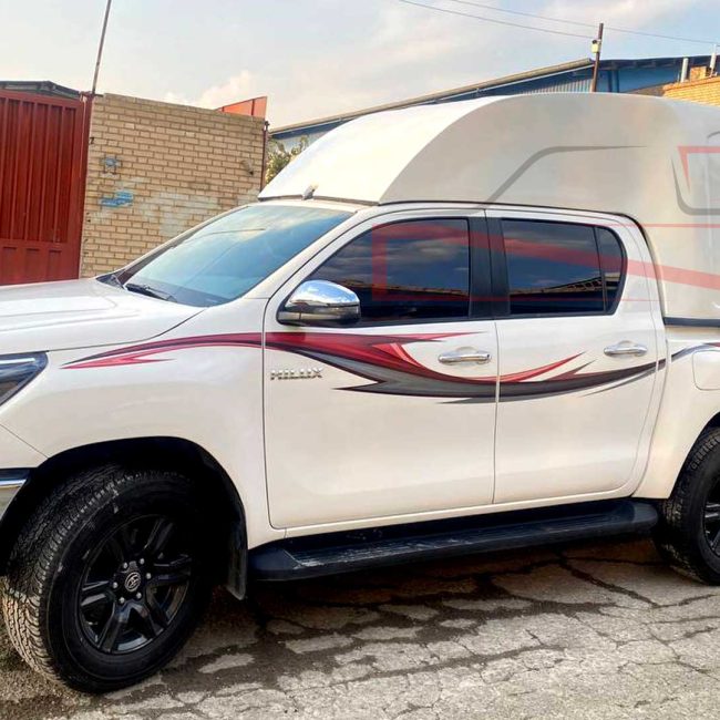 کانوپی فایبرگلاس تویوتا هایلوکس تمام مسقف