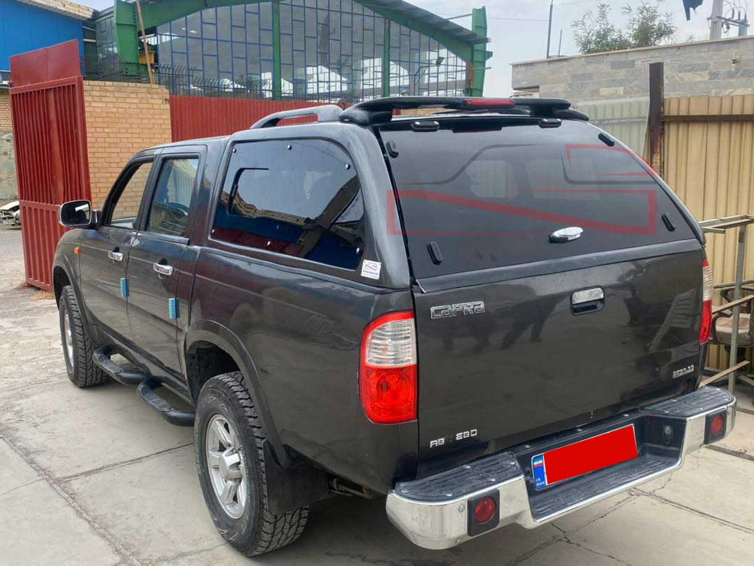 نطراحی ، ساخت و نصب اتاق فایبرگلاس خودرو کاپرا