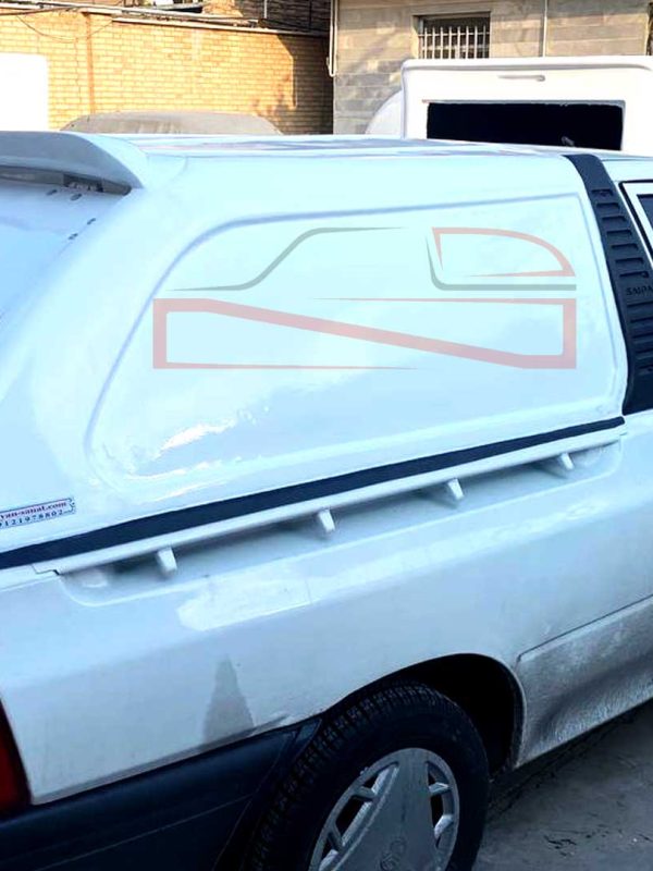 کانوپی تمام فایبرگلاس هم سطح مسقف پراید وانت