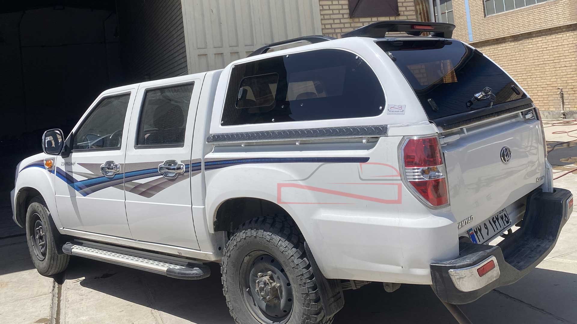 کانوپی فایبرگلاس خودرو کارون