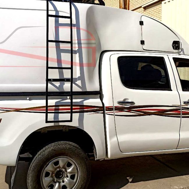 کانوپی فایبرگلاس تویوتا هایلوکس با کاربری عملیاتی