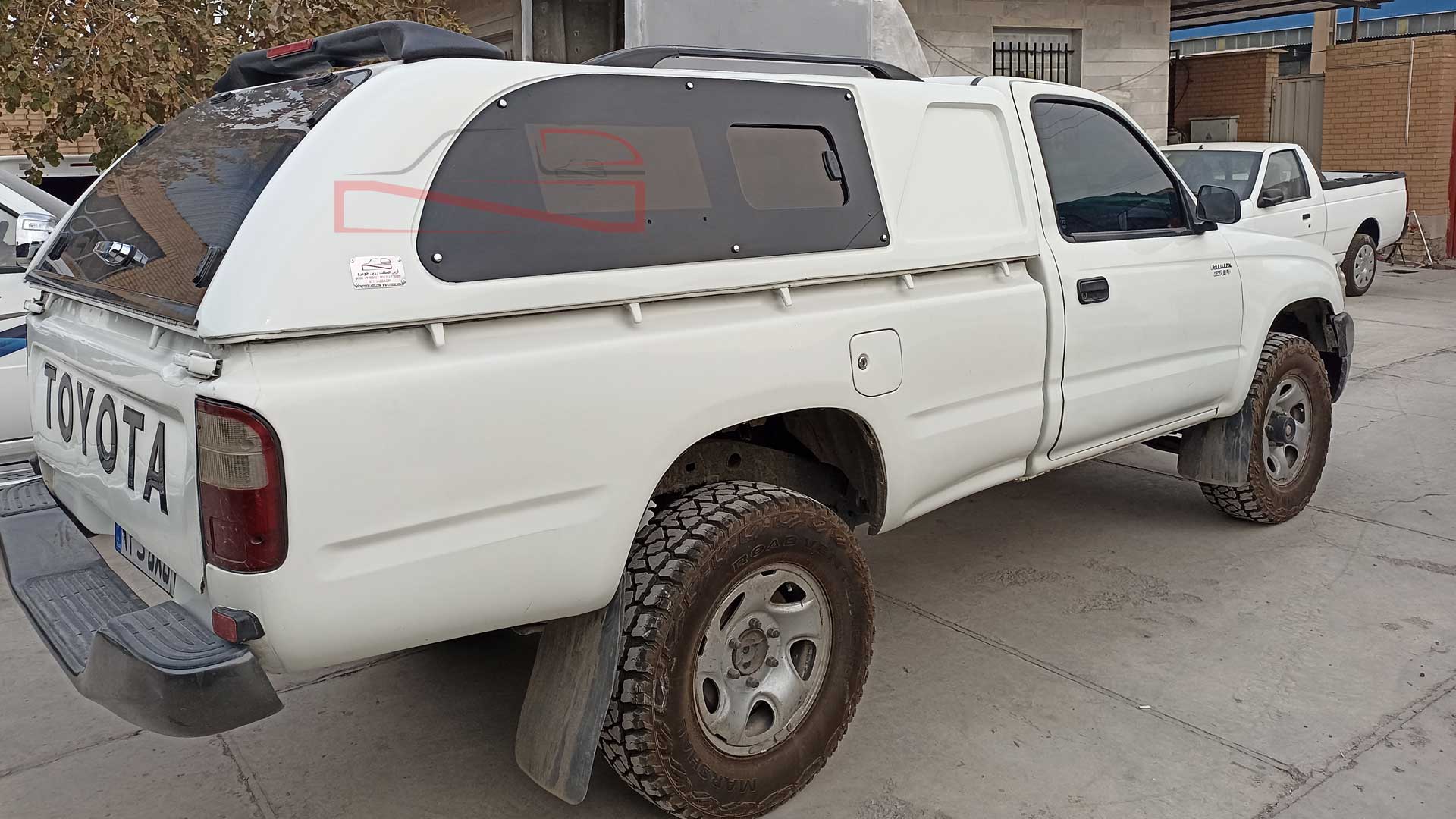 کانوپی فایبرگلاس تویوتا هایلوکس