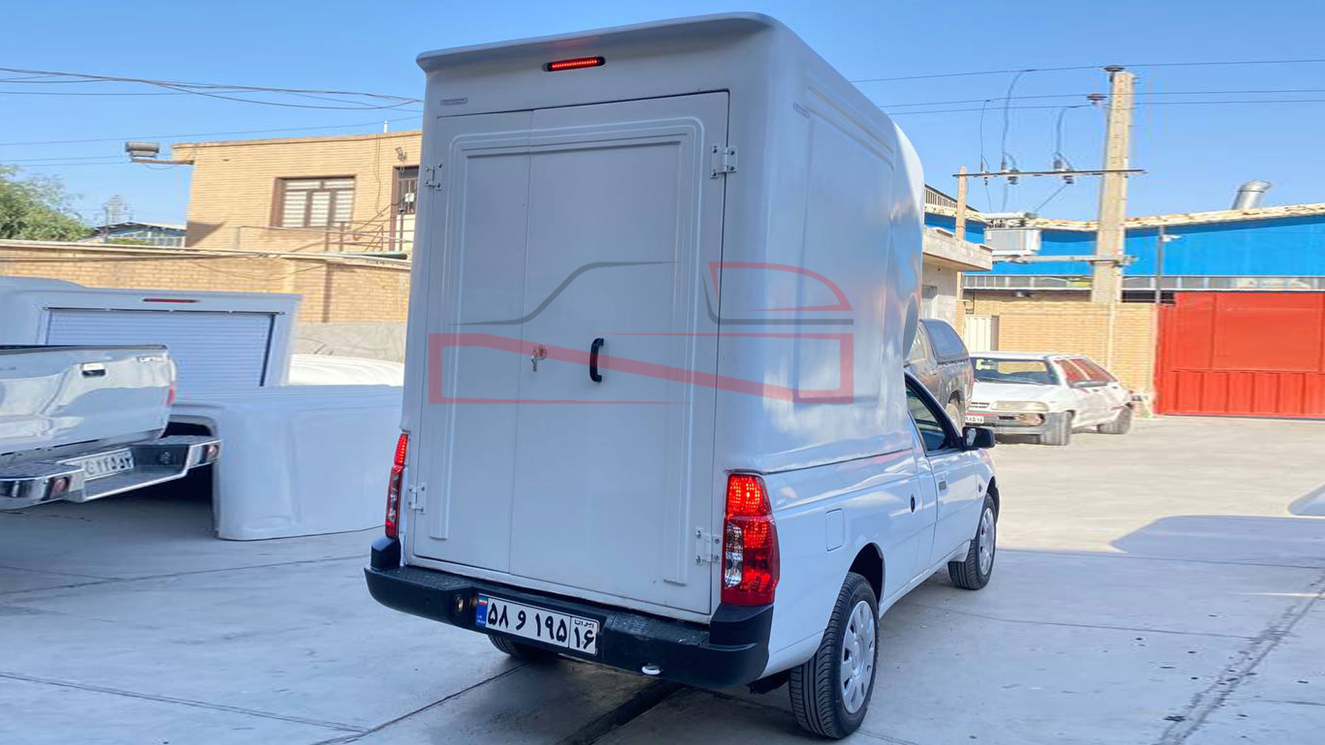 طراحی ، ساخت و نصب اتاق عقب فایبرگلاس پراید