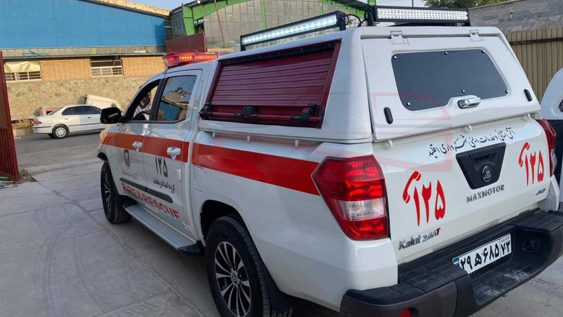 تجهیز خودرو عملیاتی آتش نشانی