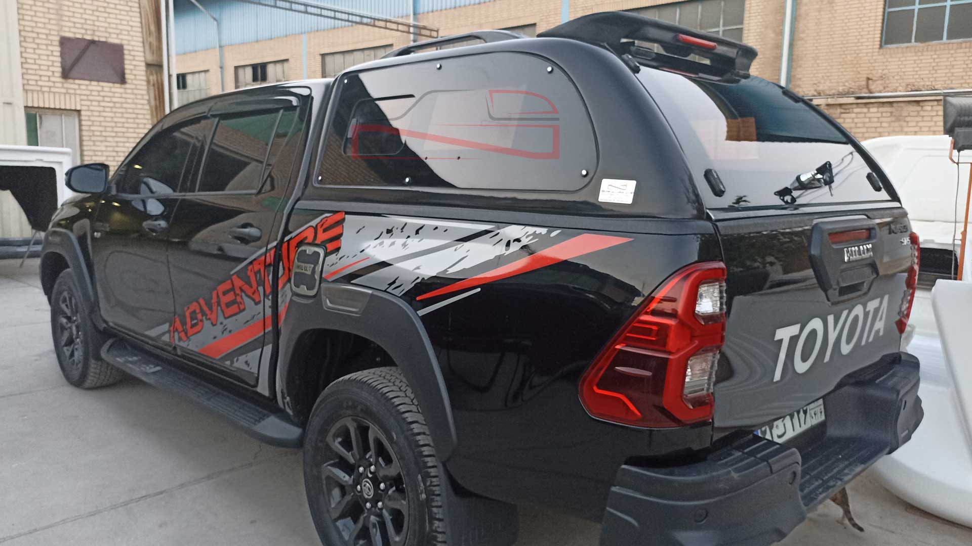 کانوپی فایبرگلاس تویوتا هایلوکس