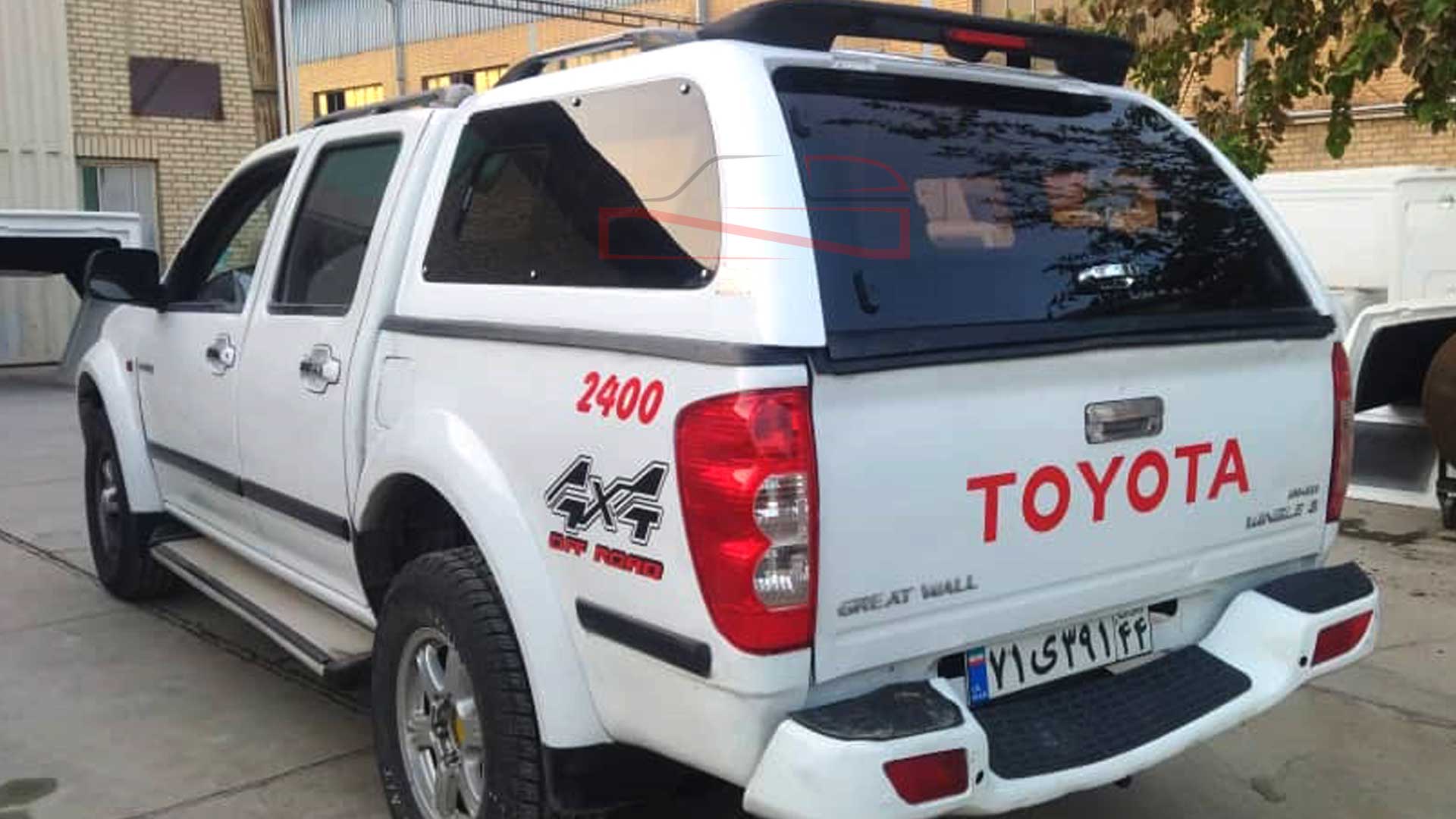 کانوپی فایبرگلاس تویوتا ویگل